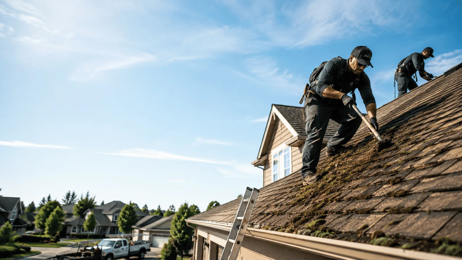 Roof Moss Removal in Ellery, IL near me
